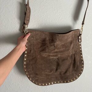 Anna Paola Suede Leather Bag NWOT